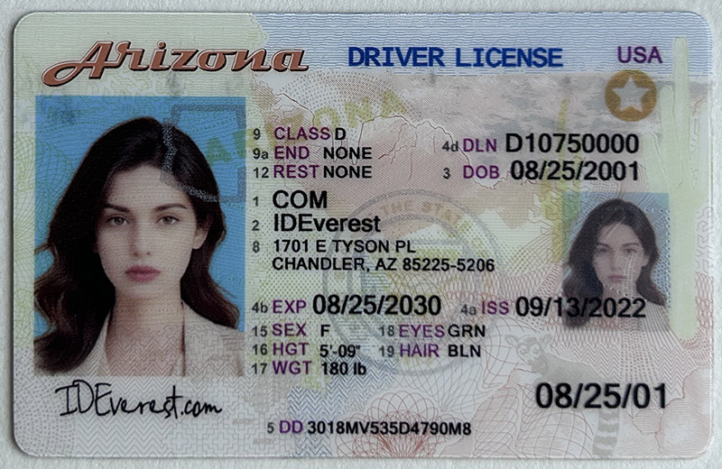 Arizona Fake IDs and Drivers Licenses